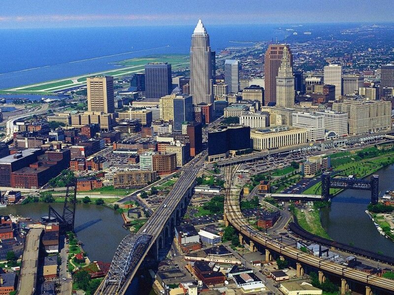 Aerial View of Cleveland