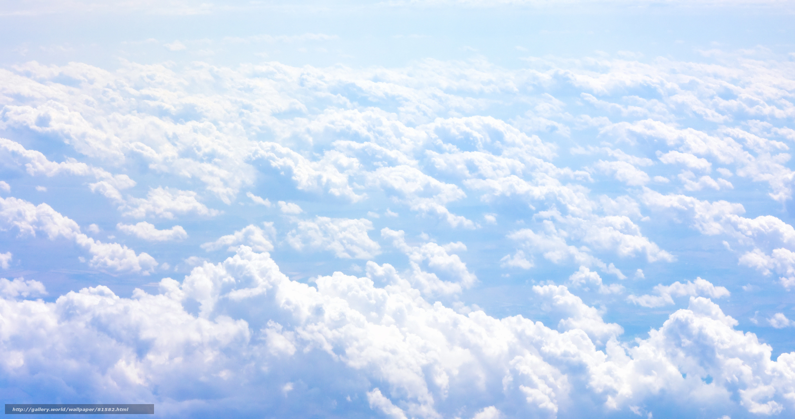 Aerial view of clouds