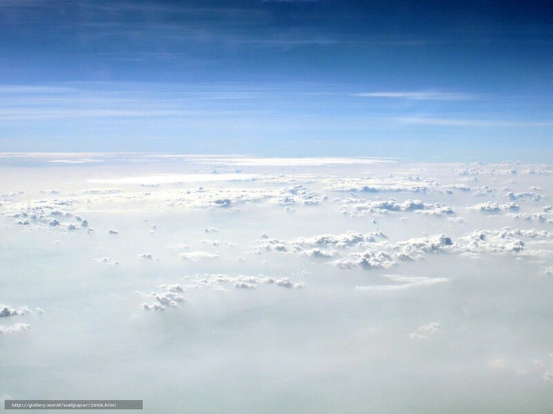 Aerial view of clouds from above