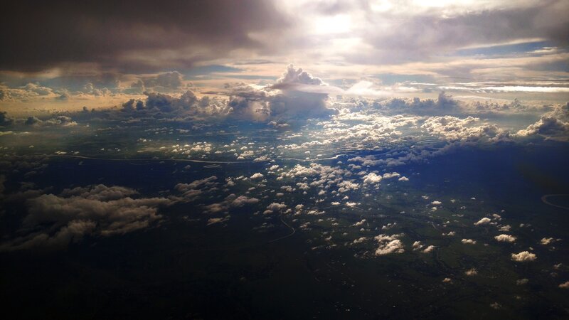 Aerial View of Clouds — White, Dramatic