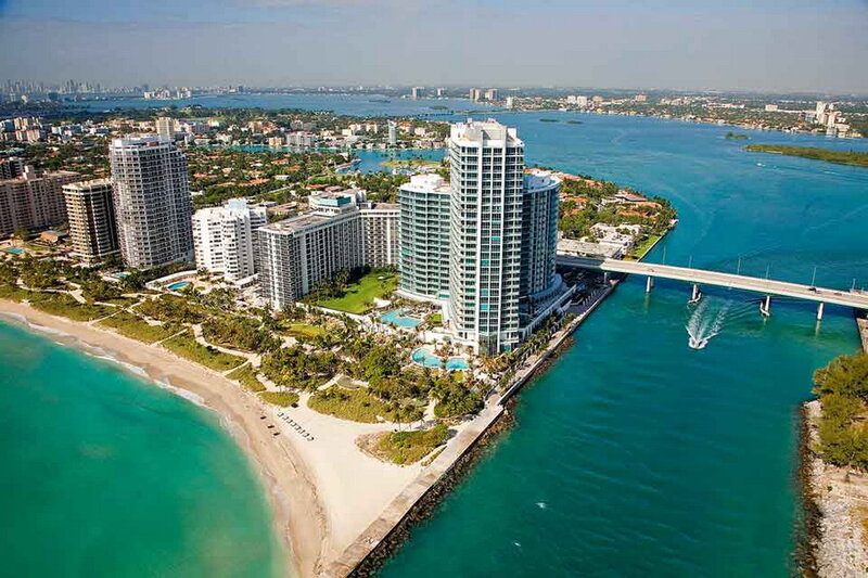 Aerial View of Coastal City — Blue, Serene