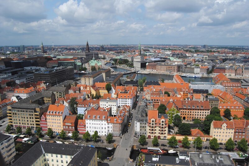 Aerial View of Copenhagen