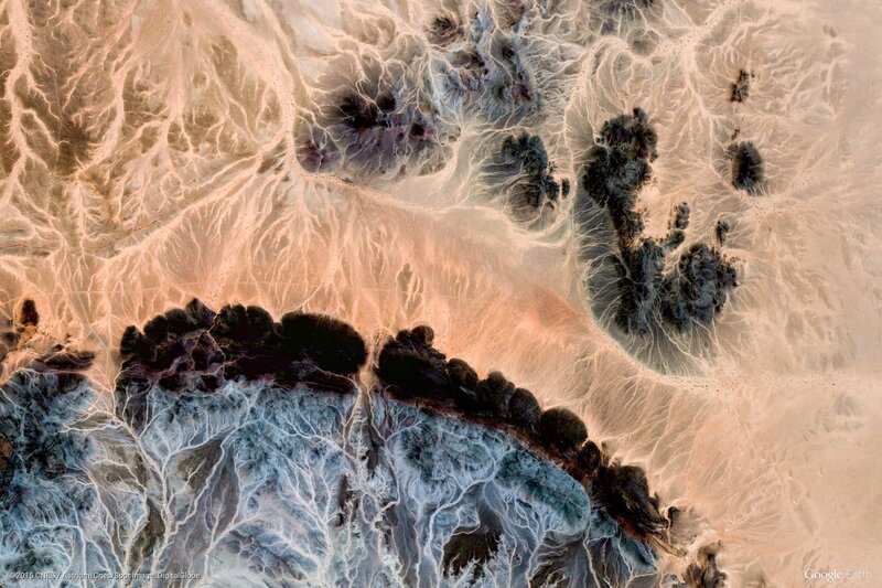 Aerial View of Desert