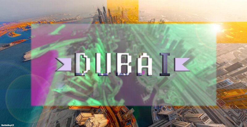 Aerial View of Dubai — Green