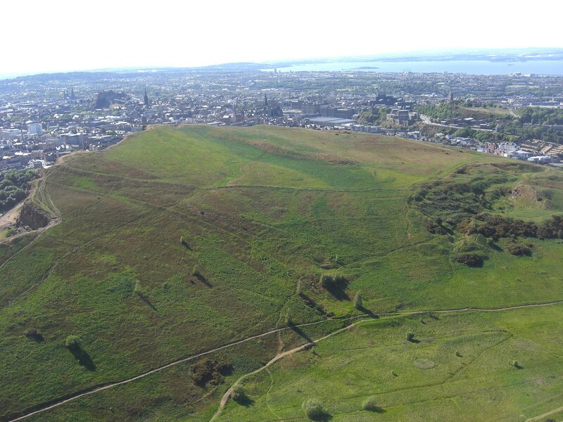 Aerial view of Edinburgh