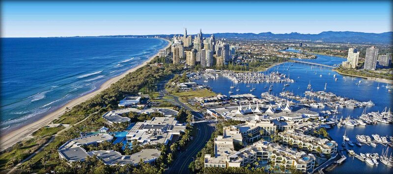 Aerial view of Gold Coast