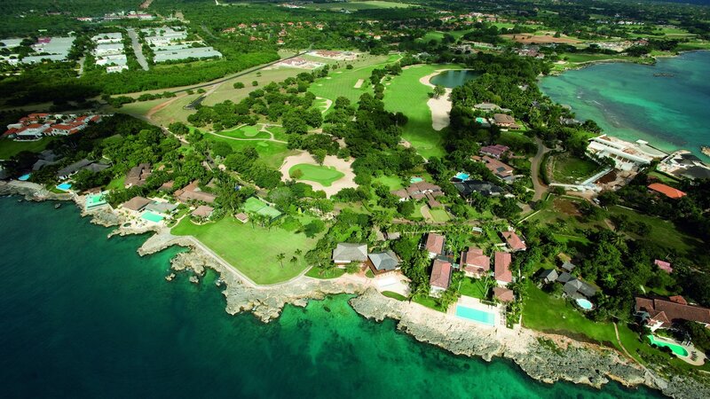 Aerial View of Golf Course — Green
