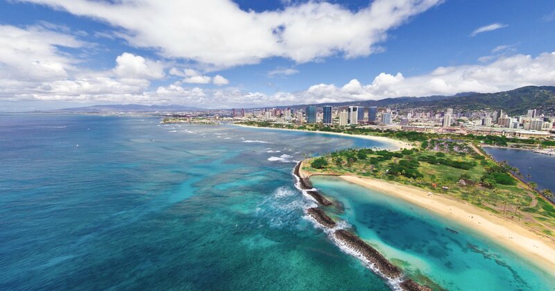 Aerial View of Hawaii