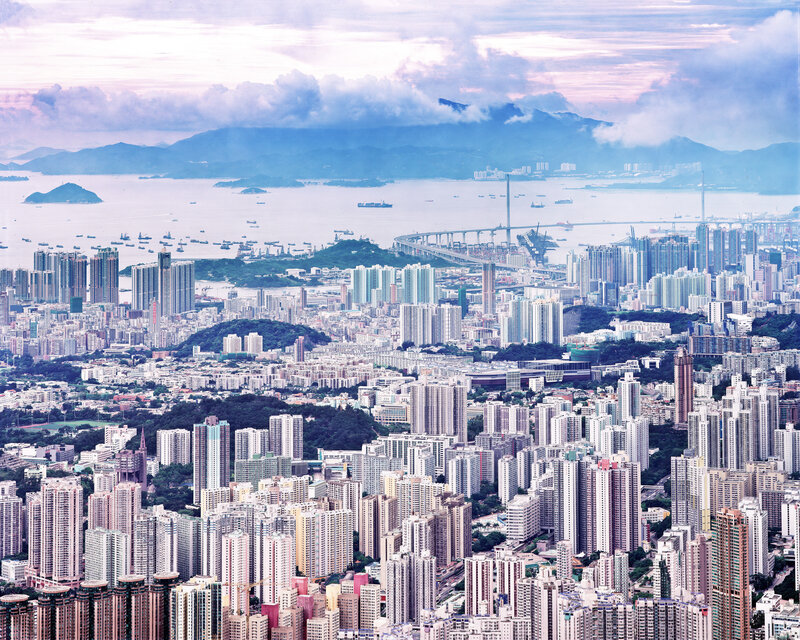 Aerial view of Hong Kong