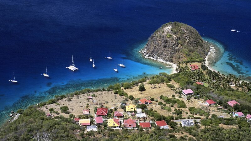 Aerial View of Island Village