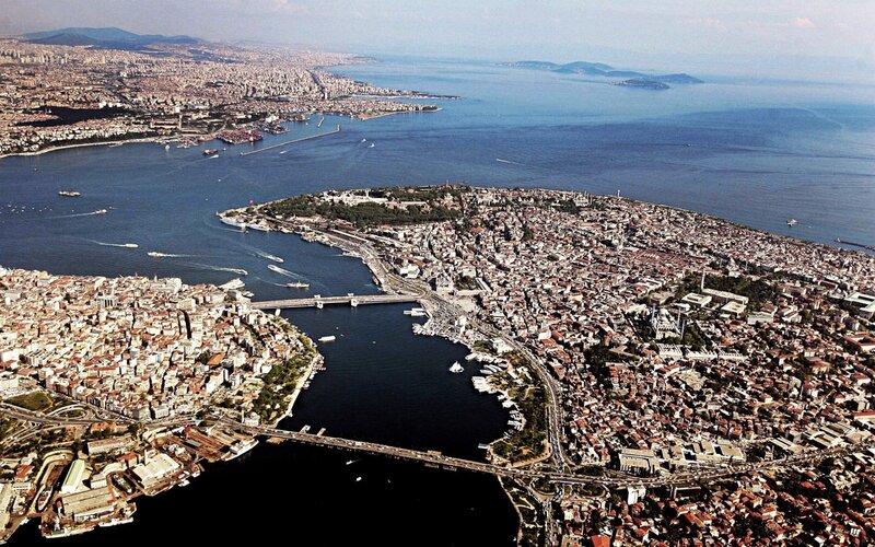 Aerial view of Istanbul