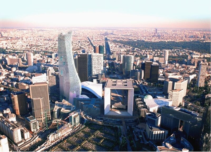 Aerial view of La Défense