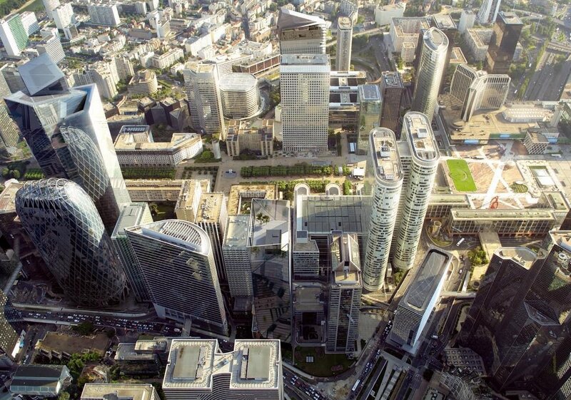 Aerial view of La Défense