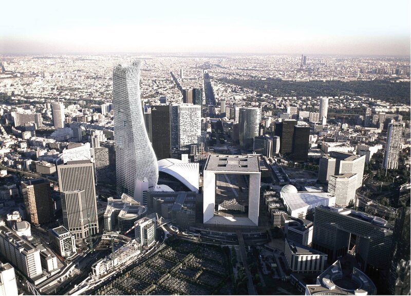 Aerial view of La Défense