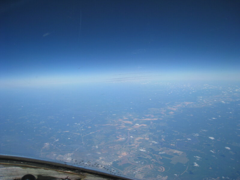 Aerial View of Landscape — Blue