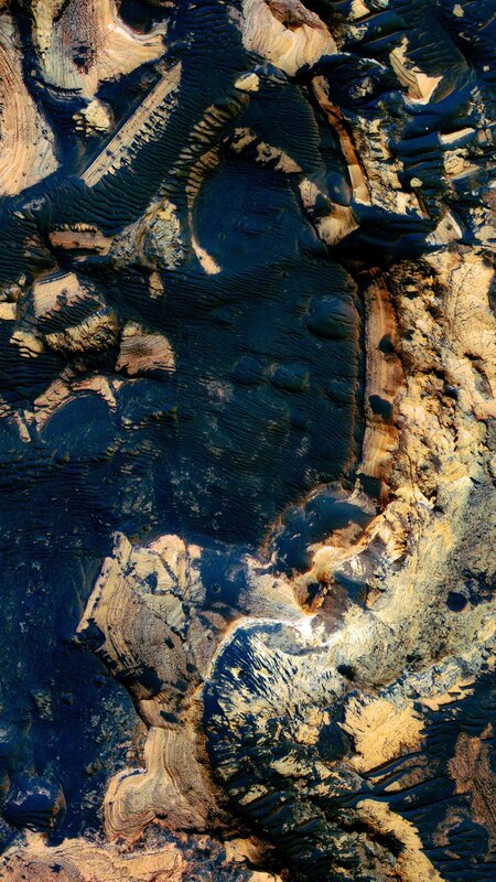 Aerial View of Lava Flow