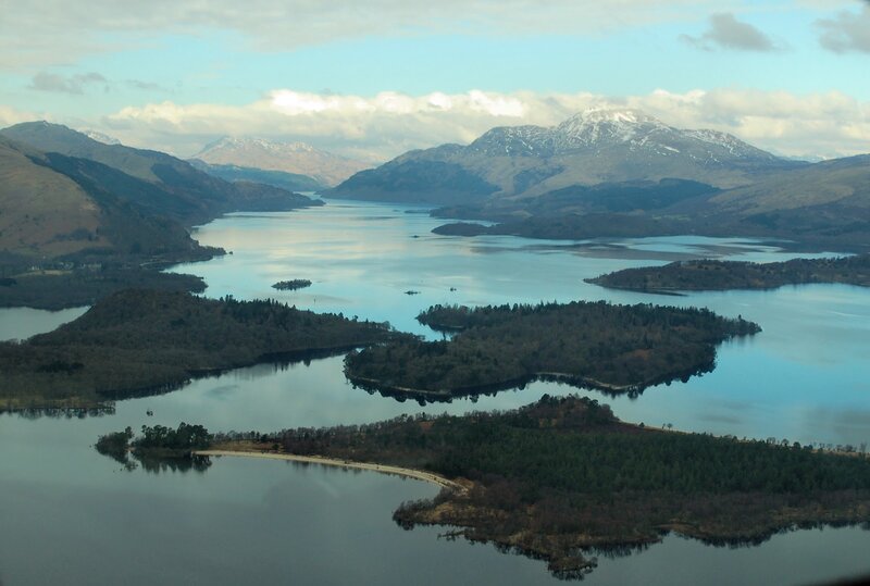 Aerial View of Loch Ness