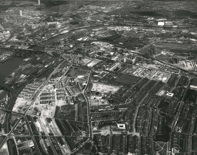 Aerial view of London