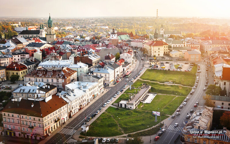 Aerial View of Lublin