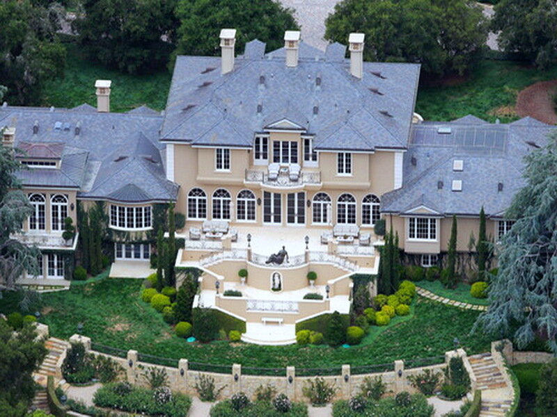 Aerial View of Mansion