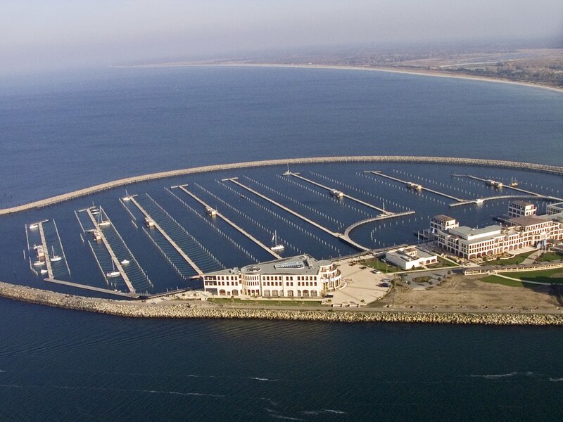 Aerial View of Marina
