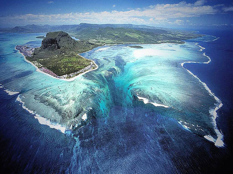 Aerial View of Mauritius