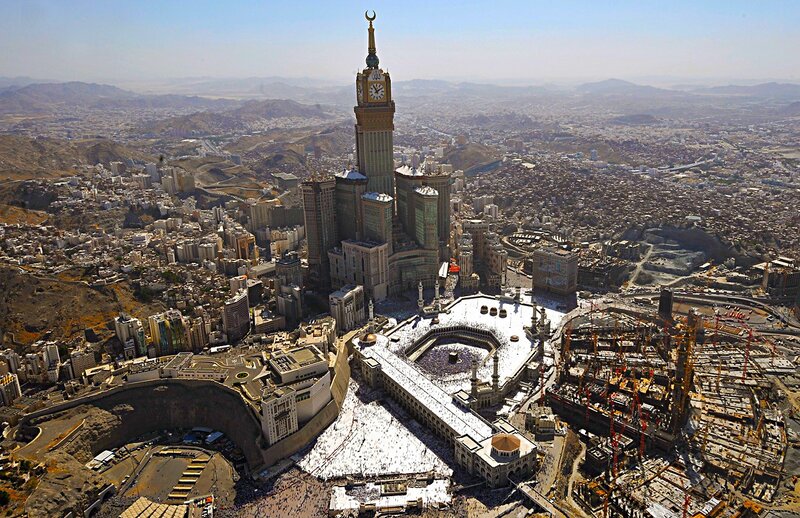 Aerial view of Mecca