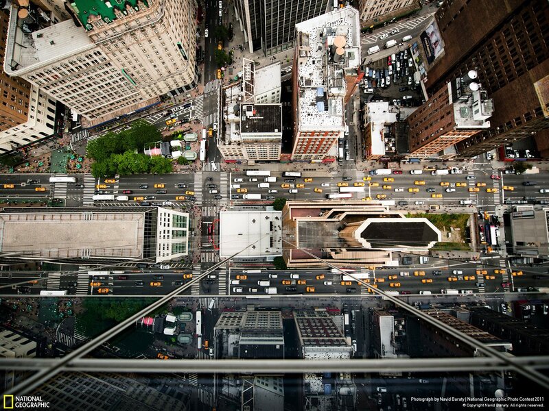 aerial view of new york city