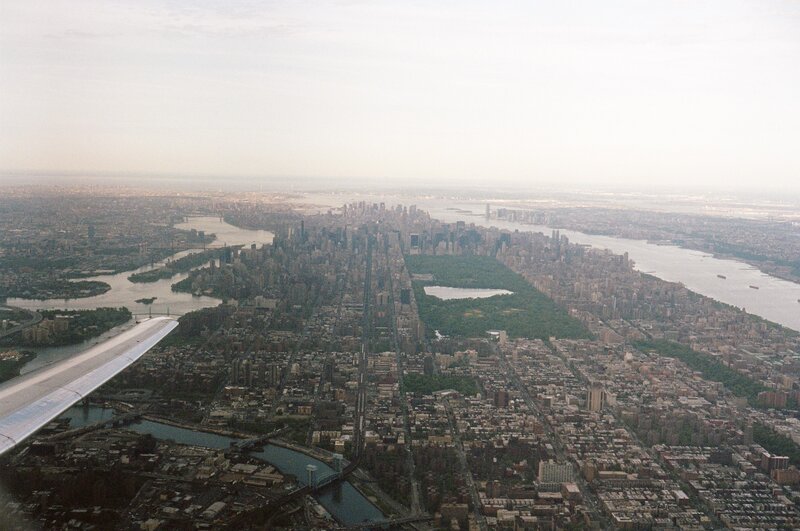 Aerial view of New York City