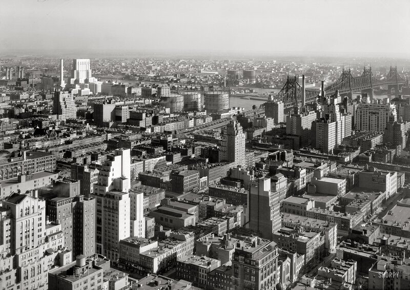 Aerial view of New York City