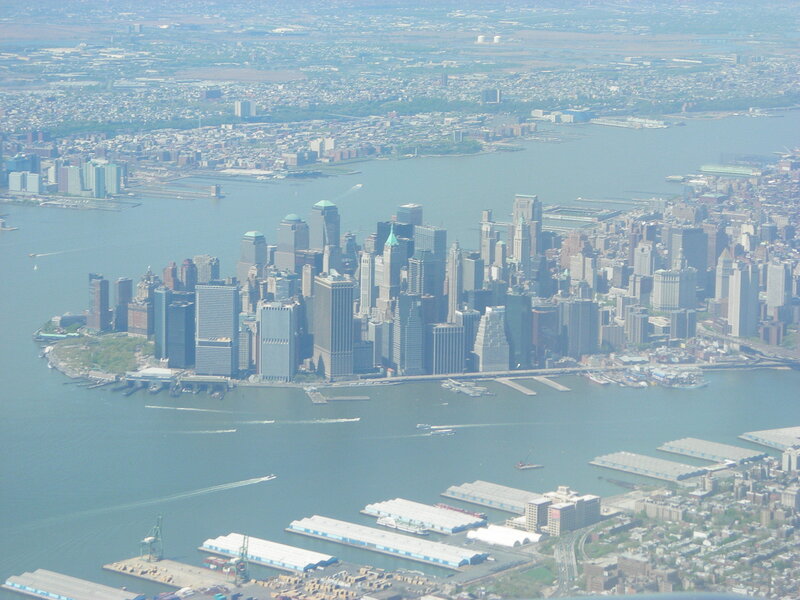 Aerial view of New York City