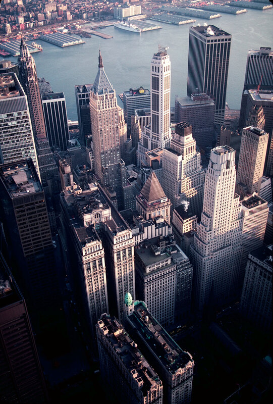 Aerial view of New York City