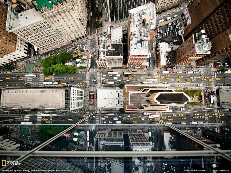 Aerial view of New York City