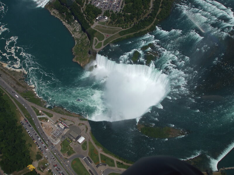 Aerial view of Niagara Falls