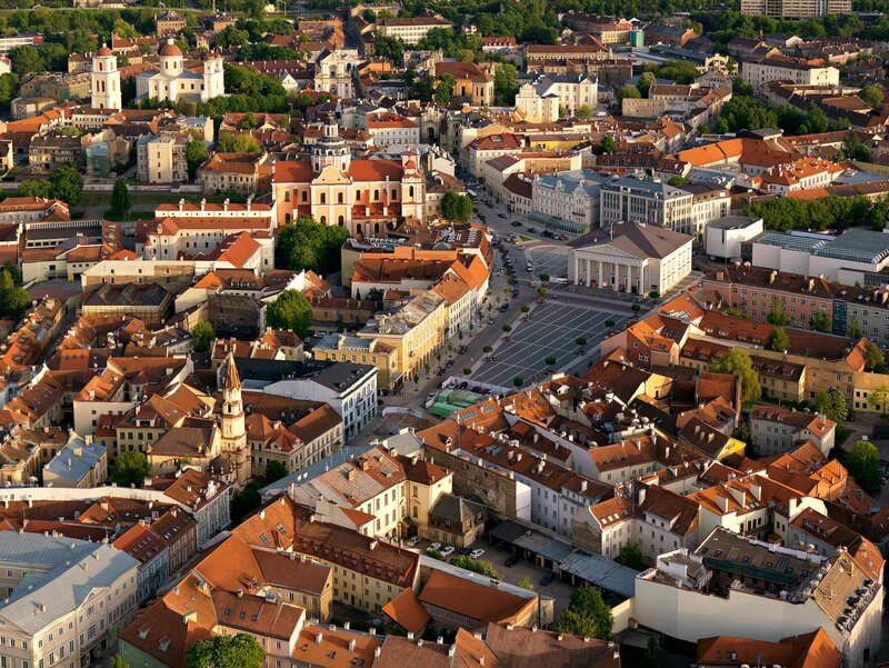Aerial View of Old Town
