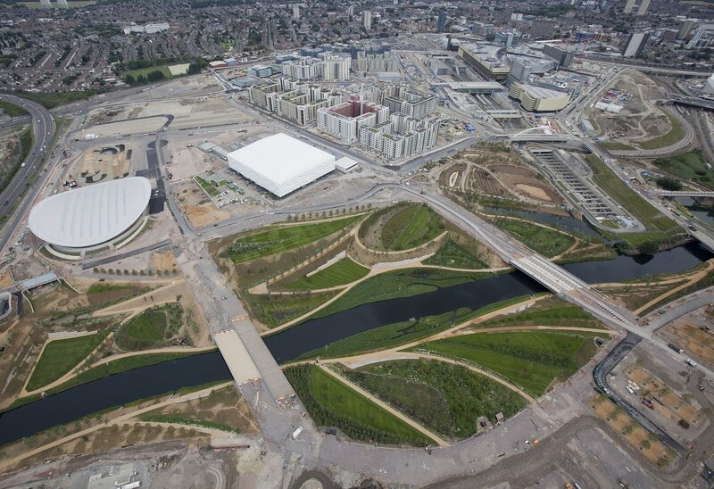Aerial view of Olympic Park
