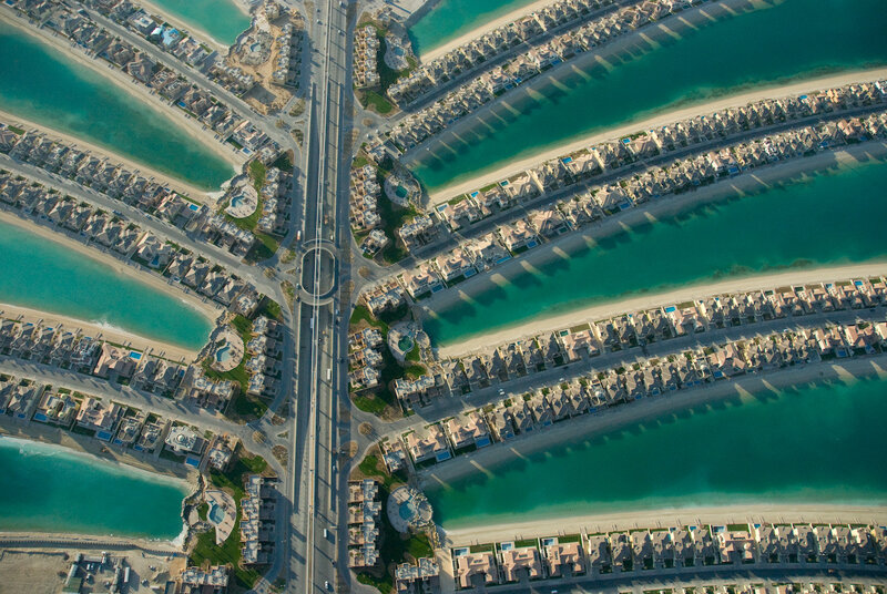 Aerial View of Palm Island