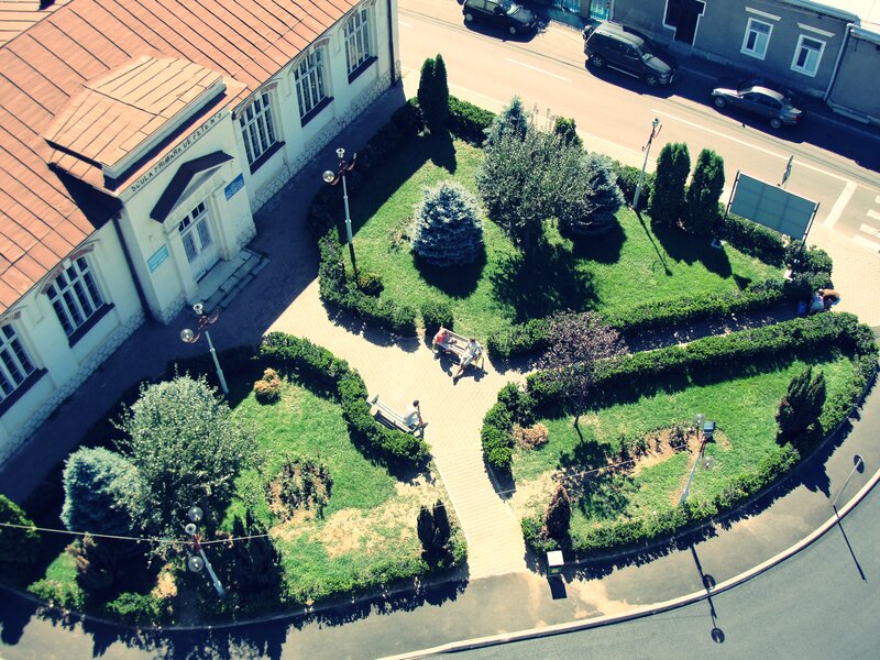 Aerial View of Park — Green