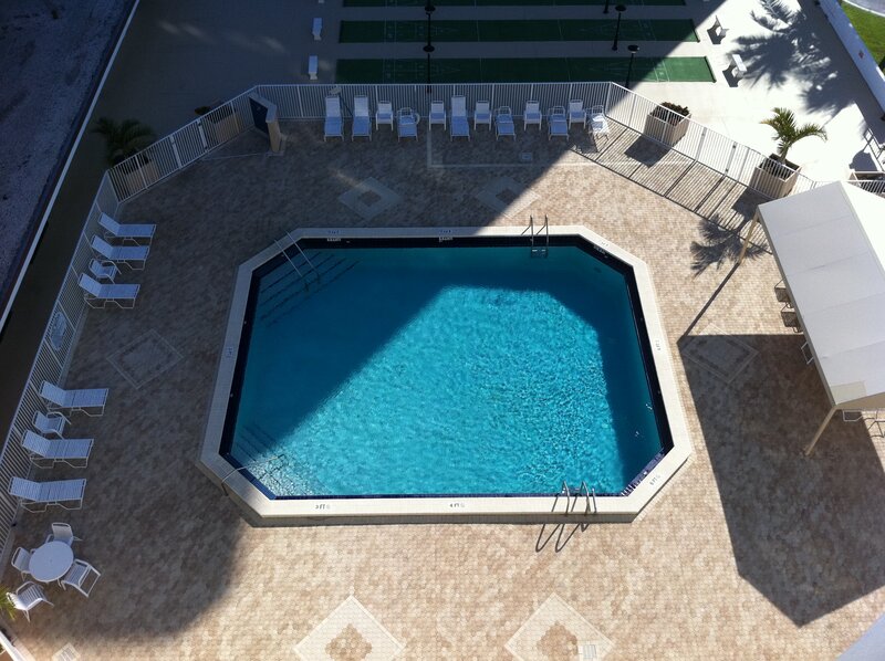 Aerial View of Pool Area