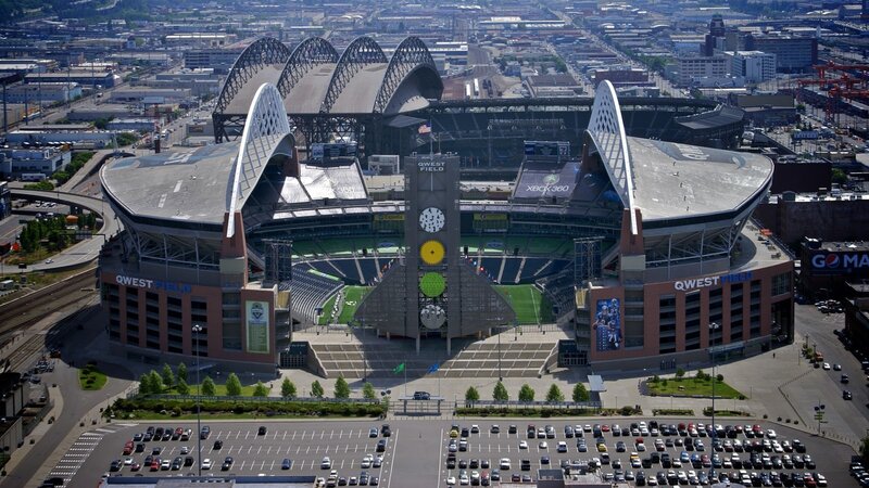 Aerial view of Qwest Field