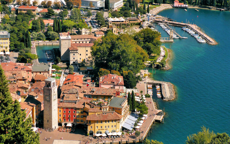 Aerial view of Riva del Garda