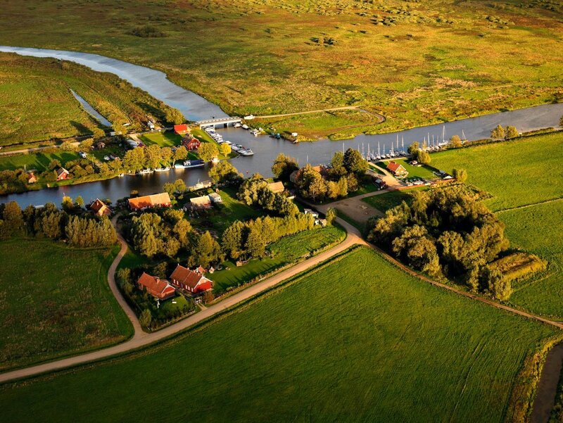 Aerial View of River Village