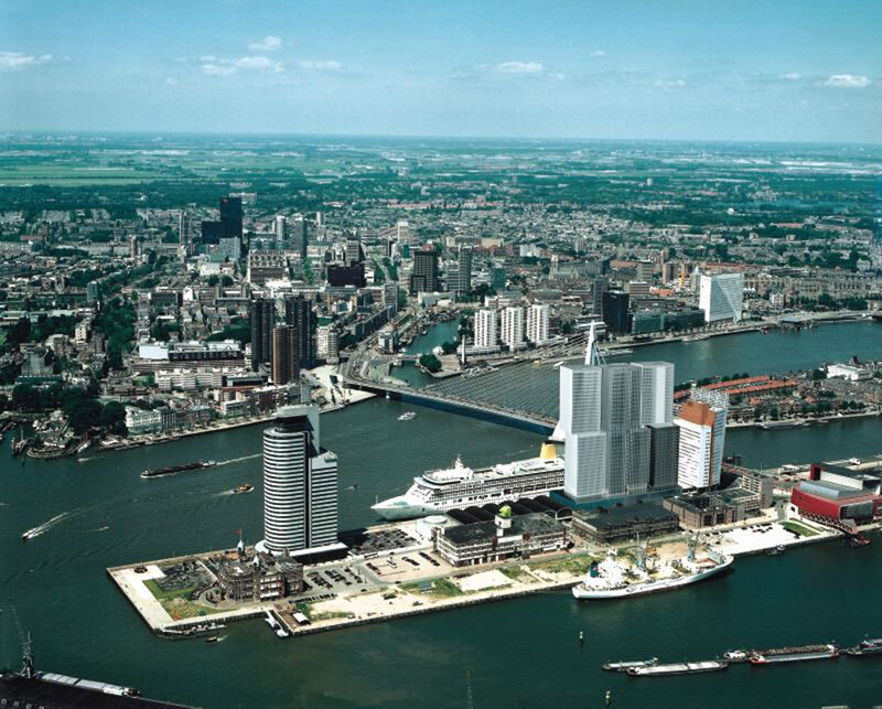 Aerial View of Rotterdam