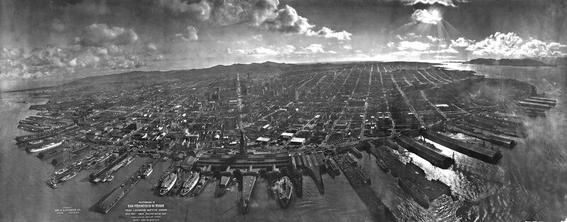 Aerial view of San Francisco