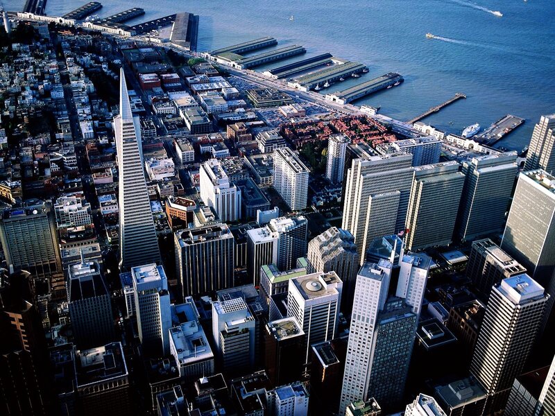 Aerial view of San Francisco