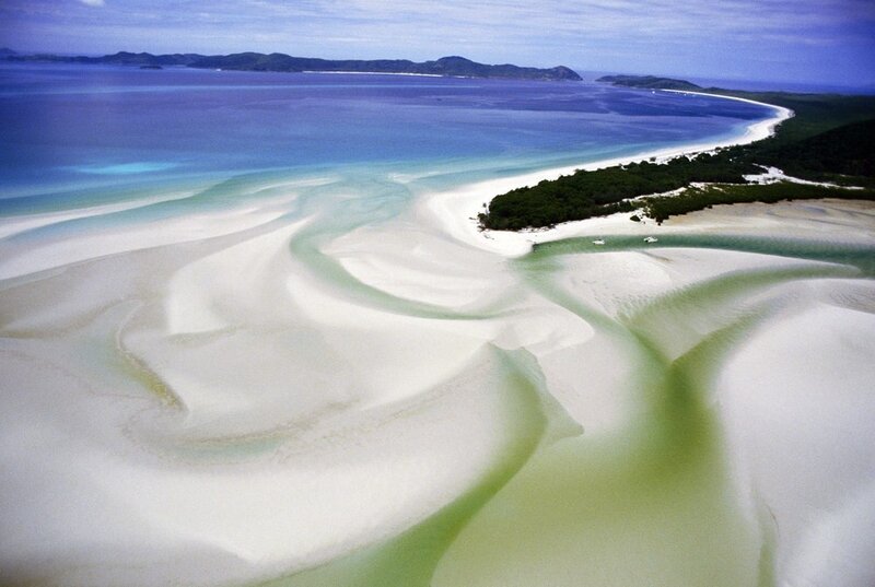 Aerial View of Sandbanks