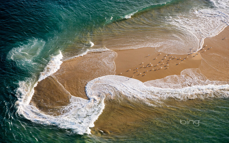 Aerial View of Sandbar