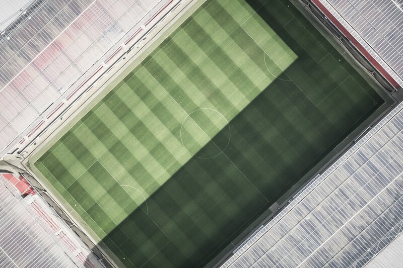 Aerial View of Soccer Field