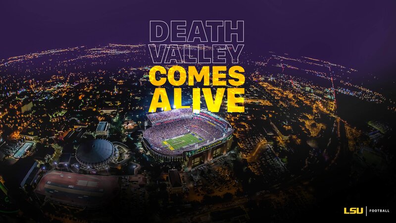 Aerial View of Stadium — Purple