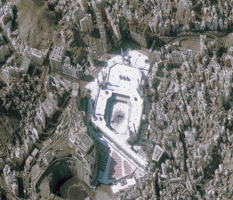 Aerial view of the Grand Mosque